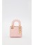 Pembe Mini Kapitone El Çantası 4