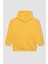 Erkek Çocuk Sarı Regular Fit Düz Kesim Basic Düz Kapüşonlu Sweatshirt B7773A8NS 7