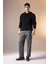 Pantolon Relax Fit Beli Bağcıklı Cepli Basic Düz Düz Paça B7336AX23WN 2