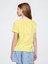 Kız Çocuk Sarı Grafik Baskılı T-Shirt 3