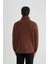 Regular Fit Dik Yaka Fermuarlı Pelüş Sweatshirt B6493AX24SP 9