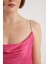 Bodycon Bisiklet Yaka Kısa Kollu Saten Midi Elbise B7674AX23CW 6