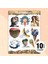 Sanat Sticker Seti, Sanat Temalı Sticker, 10 Adet Sanat-Art Etiket 1