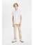 Erkek Çocuk Loose Fit Standart Paça Gabardin Pantolon B8938A824SM 6