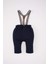 Erkek Bebek Müslin Pantolon Pantolon Askısı 2'li Takım B9510A524SM 8