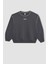 Kız Çocuk Oversize Geniş Kalıp Bisiklet Yaka Baskılı Sweatshirt C0103A824SP 10