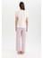 Fall in Love Pijama Takımı Regular Fit Kısa Kollu Üst Desenli Uzun Alt B6193AX24SP 7