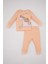 Kız Bebek Unicorn Baskılı Uzun Kollu Pijama Takımı C0666A524SP 1
