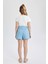 Kız Çocuk Gabardin Şort Etek C0127A824SM 8