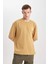 Loose Fit Bisiklet Yaka Sırt Baskılı Kısa Kollu Tişört C0710AX24SP 8
