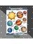Gezegenler Sticker Seti, Gezegen Temalı Sticker, 9 Adet Gezegen ve Uzay Temalı Etiket 2