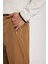 Fit Dokuma Sporcu Jogger Eşofman Altı Slim Fit Dar Kesim Çift Cepli C1212AX24SP 7
