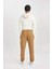 Fit Dokuma Sporcu Jogger Eşofman Altı Slim Fit Dar Kesim Çift Cepli C1212AX24SP 8