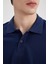 Regular Fit Polo Yaka Kısa Kollu Basic Düz Pike Kumaş Tişört C1293AX24SP 6