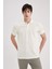 %100 Pamuk Regular Fit Polo Yaka Kısa Kollu Basic Düz Pike Kumaş Tişört C1293AX24SP 8