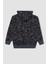 Erkek Çocuk Oversize Geniş Kalıp Desenli Kapüşonlu Sweatshirt C0355A823CW 9
