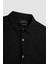 Regular Fit Polo Yaka Yazlık Keten Basic Düz Uzun Kollu Gömlek C1825AX24SM 8
