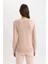 Regular Fit Yumuşak Dokulu Bisiklet Yaka Basic Düz Triko Kazak F7091AZ24WN 8