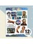 Sanat Sticker Seti, Sanat Temalı Sticker, 12 Adet Sanat-Art Etiket 1