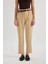 Baggy Fit Gabardin Kemerli Kumaş Pantolon Yüksek Bel Kısa Paça C1510AX24SP 1