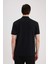 Regular Fit Polo Yaka Kısa Kollu Basic Düz Pike Kumaş Siyah Tişört C1293AX24SP 8