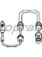 203972001 Balata Ikaz Kablosu Ön 660MM (Opel : Vectra B 1.6ı) (Opel: Vectra B) 1