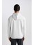 Fit Standart Fit Kapüşonlu Skuba Dalgıç Kumaş Cepli Sweatshirt C2310AX24SP 9