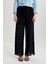 Wide Leg Kumaş Pantolon Geniş Bol Paça Cepli Yüksek Bel Brode Delikli Uzun Boy C0320AX24SM 1