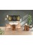 Uyar Beyaz Highgloss 4 Adet Gazel Sandalye 100*100 Pota Sabit Masa Takımı 1