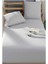 More Home Çift Kişilik Lastikli Çarşaf Seti + 2 Yastık Kılıfı 180 x 200 Gri 1