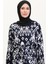 Kuşaklı Emrpime Süet Elbise 4582J-02 Lacivert 3