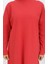 Rahat Kesim Cotton Sade Tunik 8757-01 Kırmızı 4