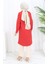 Rahat Kesim Cotton Sade Tunik 8757-01 Kırmızı 5