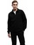 Şardonlu Cep Detaylı Uzun Kollu Yarım Fermuarlı Polo Yaka Sweatshirt 1