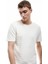 Bisiklet Yaka Dokulu Kısa Kollu Pamuklu Slim Fit Tişört 2