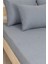 More Home Çift Kişilik Lastikli Çarşaf Seti + 2 Yastık Kılıfı 180 x 200 Andrizit Gri 1