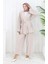 Kimono Pantolon Ikili Takım 11322-08 Vizon 2