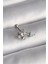 Bfs 316L Çelik Gümüş Renk Zirkon Taşlı Sallantı Kalp Detay Tragus Piercing 1