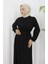 Basic Elbise 5577-04 Siyah 4