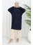 Rahat Kesim Cotton Sade Tunik 8757-04 Lacivert 2