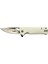 Muskie 202 Awy Beyaz Kamp / Outdoor Çakı 18CM - Yarı Otomatik, Kemerlikli, Kutulu 1