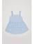 Kız Bebek Kare Yaka Çizgili Poplin Askılı Bluz C3764A524SM 7