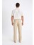 %100 Keten Relax Fit Rahat Kesim Düz Paça Yazlık Pantolon C1117AX24SM 7