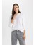 Regular Fit Yumuşak Dokulu Bisiklet Yaka Basic Düz Triko Kazak C0058AX24WN 8