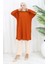 Rahat Kesim Cotton Sade Tunik 8757-03 Kiremit 1