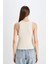 Slim Fit Dar Kesim Halter Yaka Fitilli Kaşkorse Atlet C4078AX24SP 6