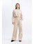 Coool Basic Düz Wide Leg Geniş Bol Paça Pantolon Gabardin Kumaş Kargo Cepli C3890AX24SP 6