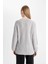 Regular Fit Bisiklet Yaka Selanik Kumaş Basic Düz Triko Kazak H6905AZ24WN 6