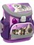 Hafif (900 Gr) Ortopedik Okul Çantası ve Kalemlik 2’li Set - Mor Kedicik Desenli 2