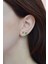 Yeşil Taşlı Zirkon Tektaş Küpe 3 mm 1